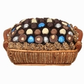 Hanukkah Chocolate Wicker Basket