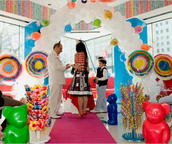 A Wedding in a Candy Store
