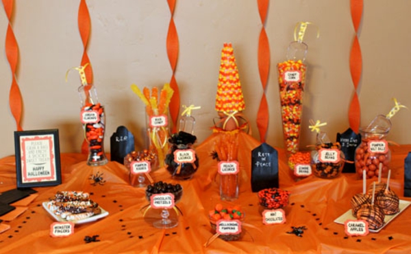 A Halloween Candy Buffet