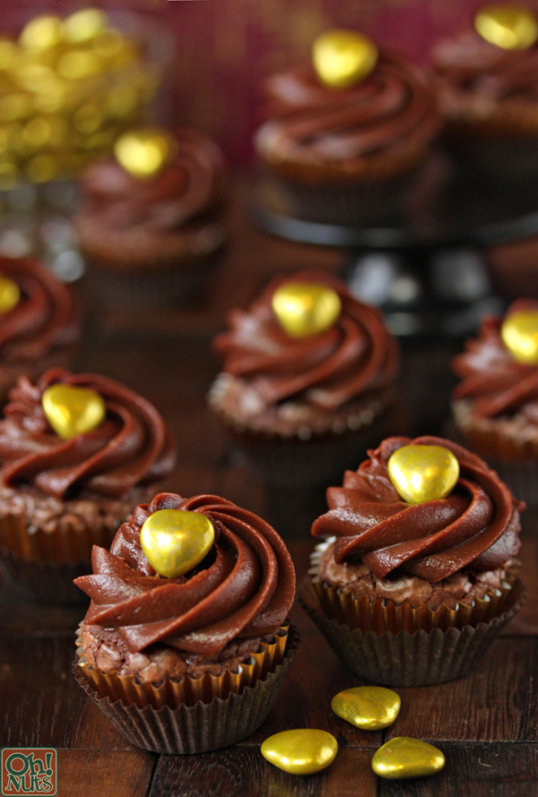 Easy Nutella Cupcakes recipe 4 Ingredients | Oh Nuts Blog