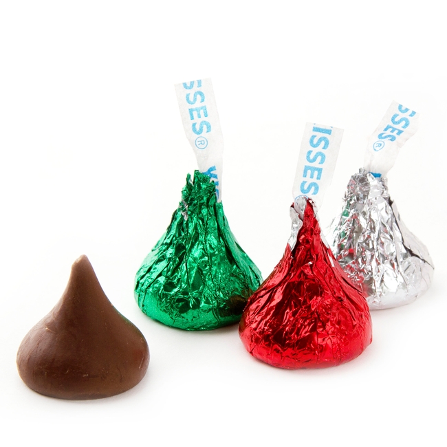 Christmas Hershey Kisses - 2 LB Bag • Christmas Candy ...