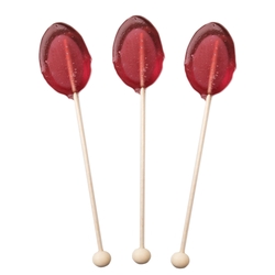 Hand Made Blueberry Honey Spoon Lollipops - 6CT Box 
