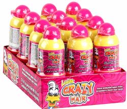 Lucas Crazy Hair Sour Strawberry Candy - 12CT Box