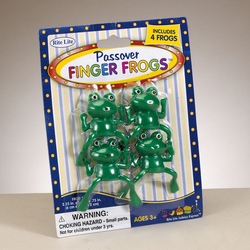 Passover Finger Frogs - Set of 4 