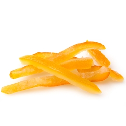 Glazed Dried Orange Peels