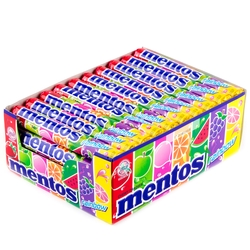 Fruit Mentos Rolls - 40CT Case