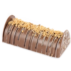 Hand-Crafted Decorative Truffle Chocolate Log