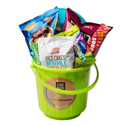 Camp Champ Snack Bucket Kids Gift Basket