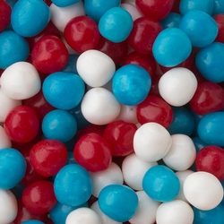 Sour Red, Blue & White Candy Balls Mix