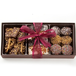 Chocolate Biscotti, Chocolate & Graham Cookies Gift Box