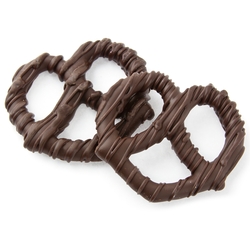 Chocolate Covered Pretzels with Chocolate Drizzle - 10CT Box