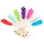 Wholesale Colorful Large Wrapped Rock Candy Swizzle Sticks - 120CT Case