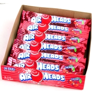 Cherry AirHeads Taffy Candy Bars - 36CT Case 