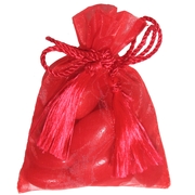 Red Mesh Party Bags - 12 pk