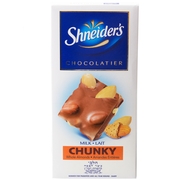 Shneider's Milk Chocolate Chunky Almond Chocolate Bar