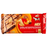 Elite Mix Cookies & Caramelized Hazelnuts Milk Chocolate Bar