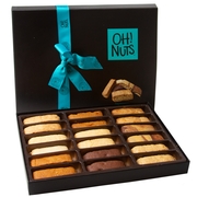 Oh! Nuts Assorted Biscotti Gift Basket - 18CT