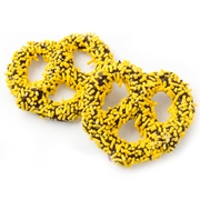 Chocolate Covered Pretzels with Yellow Sprinkles - 10CT Box