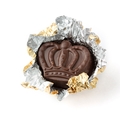 Non-Dairy Gold Foiled Crown Chocolate Truffles