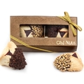 2-Pc. Chocolate Dipped Hamantaschen Gold Gift Box 