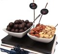 Chanukah Contemporary Condement Tray (Israel Only)