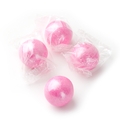 Wrapped Pink Gumballs - 3.64 LB Bag