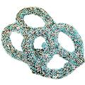 Chocolate Covered Pretzels with Blue Nonpareils - 10CT Box