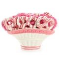 White Chocolate Pretzel Basket - Baby Girl Pink Decorated