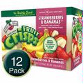 Freeze-Dried Strawberry Banana Fruit Crisps - 12CT Box 