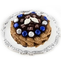 Chanukah Chocolate Silver Charger