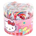Hello Kitty Handmade Swirl Round Lollipops - 40CT Tub