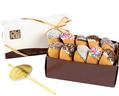 Chocolate Dipped Honey Cookies Gift Box