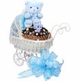Baby Boy Chocolate Carriage