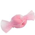 Baby Pink Candy Shaped Organza Bags - 12CT Bag