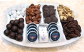 Hanukkah Nuts & Chocolate Ceramic Tray (Israel Only)