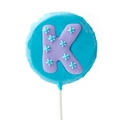 'K' Letter Hard Candy Lollipop