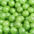 Lime Green Shimmer Pearl Mini Gumballs 
