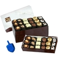 Hanukkah Oh! Nuts Chocolate Truffle Gift Box - 36 Pc.