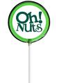 Green Oh! Nuts Lollipop - Sour Apple