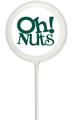 White Oh! Nuts Lollipop - Toasted Marshmallow