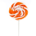 Orange & White Swirl Whirly Pops - Orange