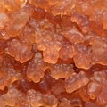 Orange Licorice Gummy Bears - 2.2 LB Bag
