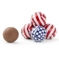 Patriotic Stars & Stripes Milk Chocolate Balls