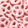 Pink Yogurt Covered Pretzels - Strawberry