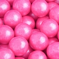 Bright Pink Shimmer Pearl Gumballs 