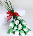 White Long-Stemmed Roses Confection - 12-Piece Bunch 