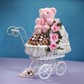Baby Girl Chocolate Carriage
