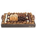 Wooden Gourmet Nuts and Chocolate Signature  Line Up Basket Gift - X-Large 18