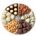 6 Section Premium Chocolate  - 2 LB Gift Platter
