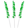 Mini Green & White Unicorn Lollipops - 24CT